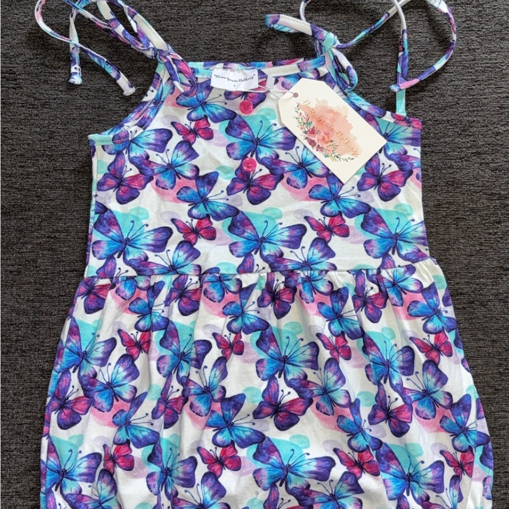 Butterfly Print Sundress